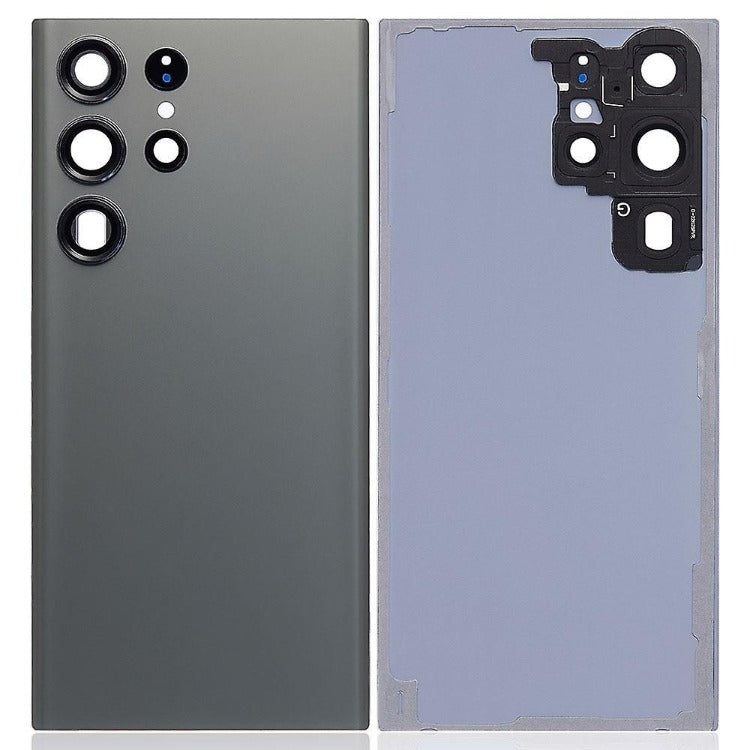 Back Glass Cover With Camera Lens Housing Door Replacement For Samsung Galaxy S23 Ultra 5G (Green) - Best Cell Phone Parts Distributor in Canada, Parts Source