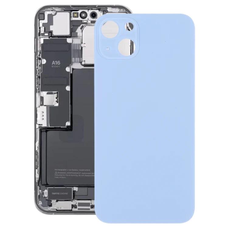 Big Camera Hole Glass Back Battery Cover For iPhone 14 (Blue) - Best Cell Phone Parts Distributor in Canada, Parts Source