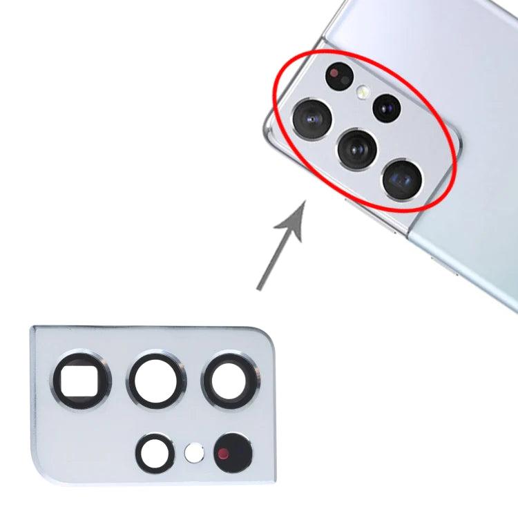 Camera Lens With Bezel For Samsung Galaxy S21 Ultra 5G G998 (Phantom Silver) - Best Cell Phone Parts Distributor in Canada, Parts Source