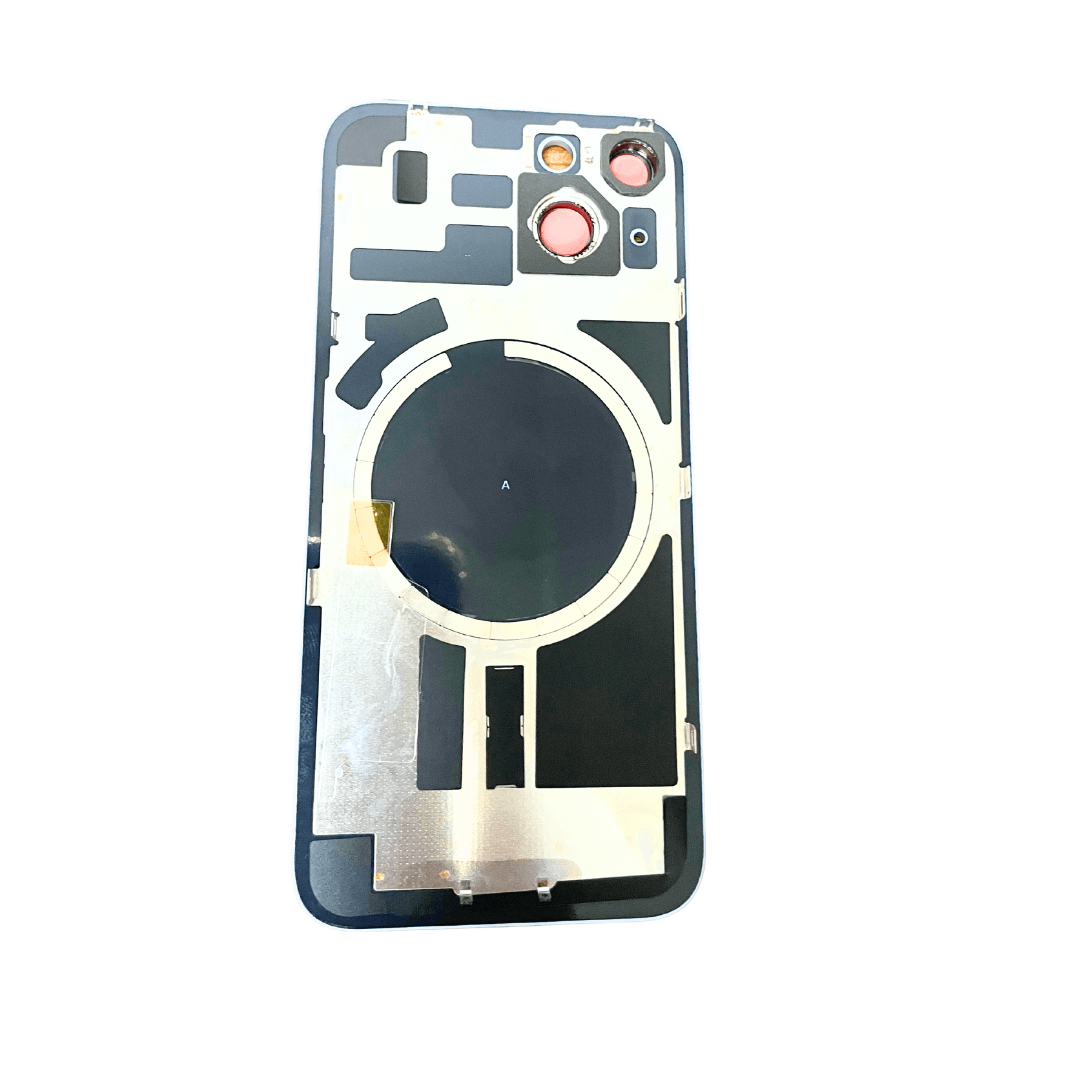 High quality Back Glass With Steel Plate & MagSafe Magnet Pre-Installed For iPhone 14 (Black) - Best Cell Phone Parts Distributor in Canada, Parts Source