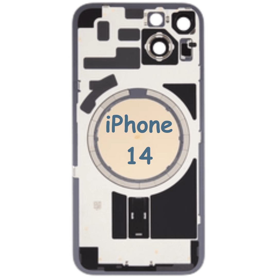 High quality Back Glass With Steel Plate & MagSafe Magnet Pre-Installed For iPhone 14 (Purple) - Best Cell Phone Parts Distributor in Canada, Parts Source