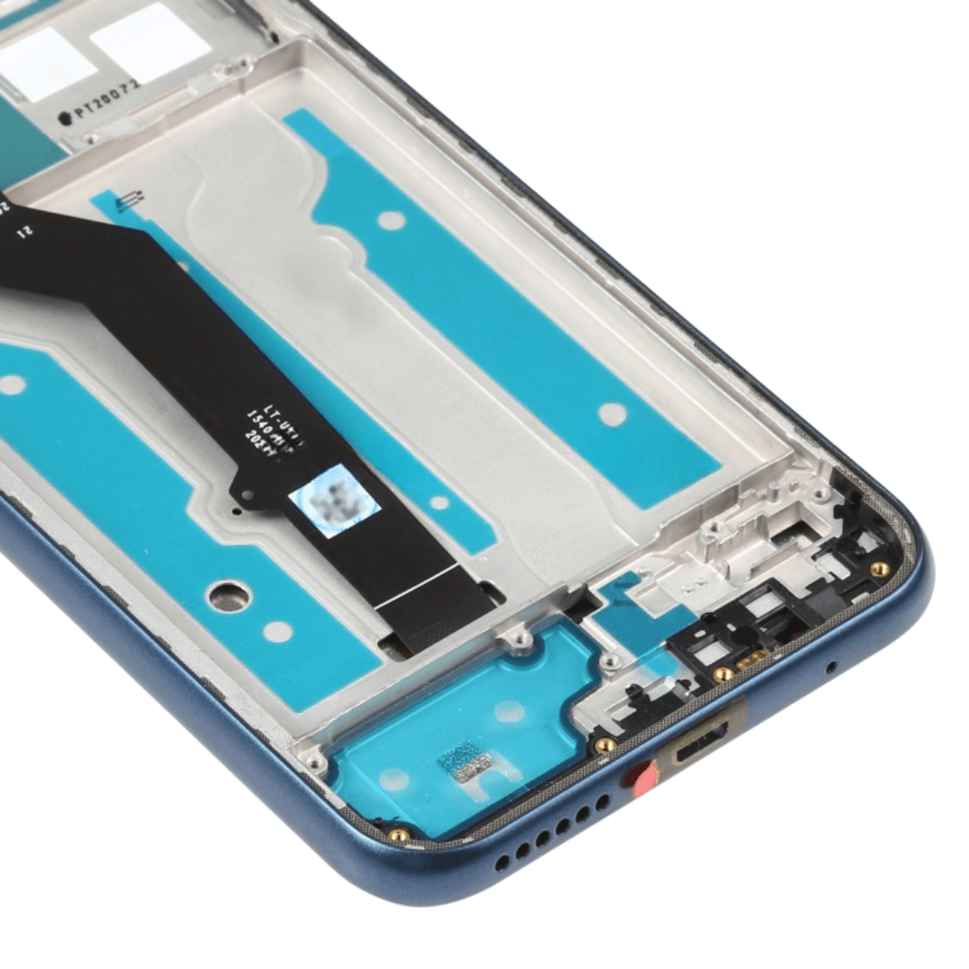 OLED LCD & Digitizer Full Assembly with Frame For Moto E 2020 XT2052 (Blue) - Best Cell Phone Parts Distributor in Canada, Parts Source
