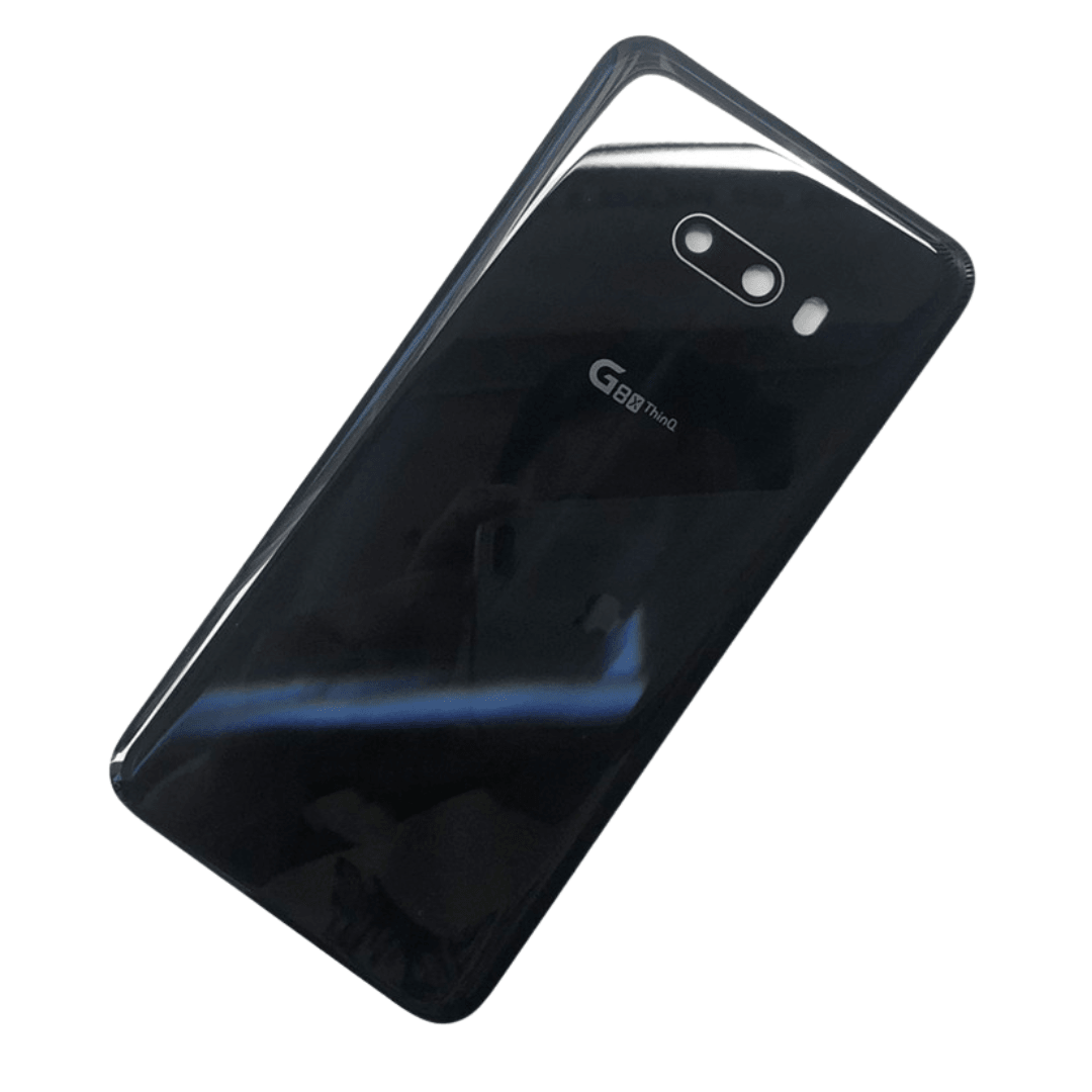 Back Glass Replacement Door for LG G8X ThinQ G850 LMG850EMW G850QM G850UM Aurora Black - Best Cell Phone Parts Distributor in Canada, Parts Source