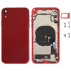 Back Housing With SIM Card Tray & Side Keys & Power + Volume Flex Cable for iPhone XR (RED) - Best Cell Phone Parts Distributor in Canada, Parts Source Back Housing With SIM Card Tray & Side Keys & Power + Volume Flex Cable for iPhone XR (RED) - Best Cell Phone Parts Distributor in Canada, Parts Source