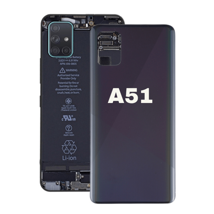 Battery Back Cover for Galaxy A51(Black) - Best Cell Phone Parts Distributor in Canada, Parts Source