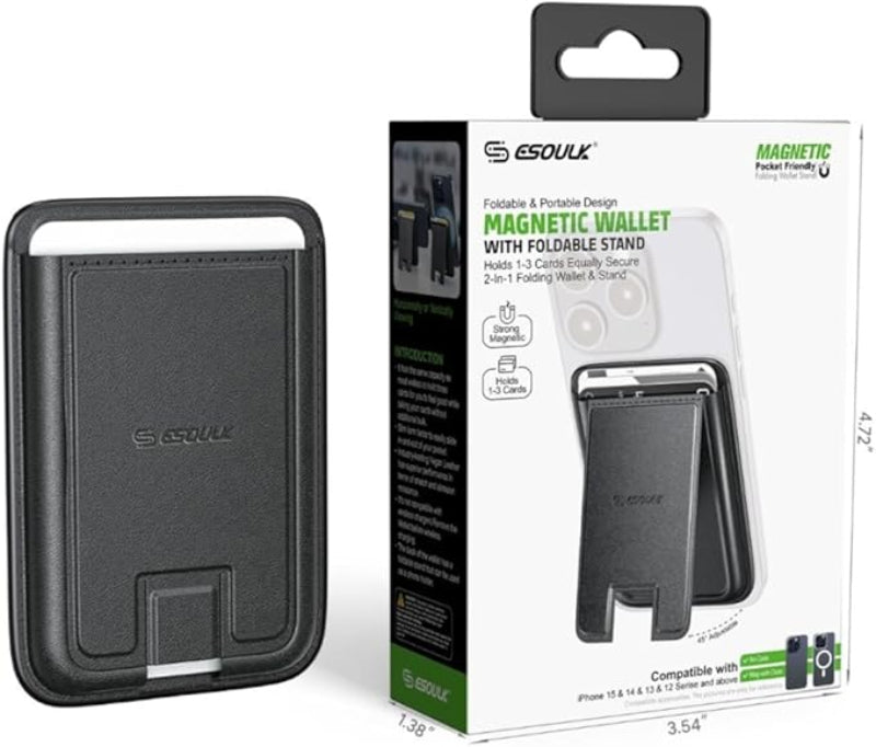 Esoulk Magnetic Wallet foldable stand