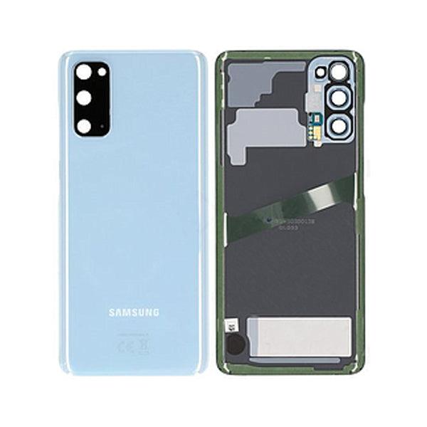 Back Cover Glass + Camera Lens For Samsung Galaxy S20 Ultra 5G G988 (COSMIC BLUE) - Best Cell Phone Parts Distributor in Canada, Parts Source