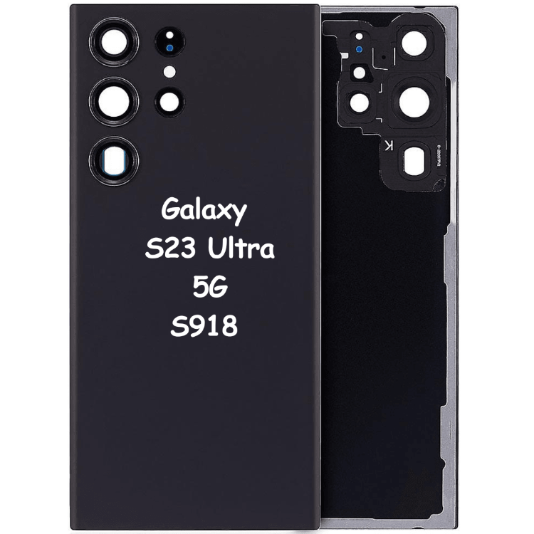 Back Glass Cover With Camera Lens Housing Door Replacement For Samsung Galaxy S23 Ultra 5G (Green) - Best Cell Phone Parts Distributor in Canada, Parts Source