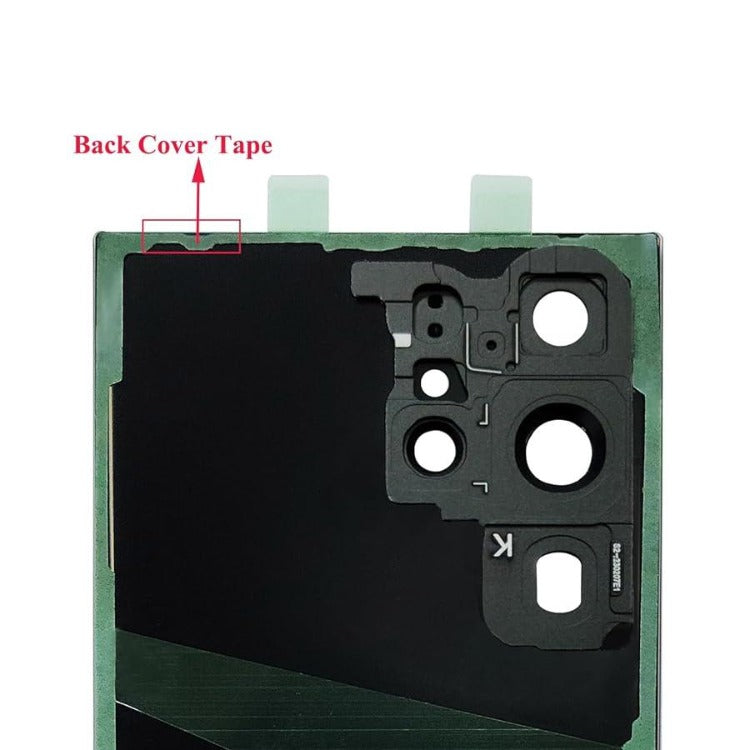 Back Glass Cover With Camera Lens Housing Door Replacement For Samsung Galaxy S23 Ultra 5G (Green) - Best Cell Phone Parts Distributor in Canada, Parts Source