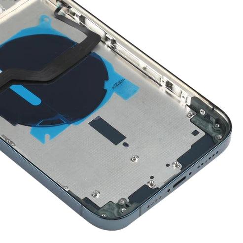 Back Housing With Small Parts for iPhone 12 Pro Max - Pacific Blue - Best Cell Phone Parts Distributor in Canada, Parts Source