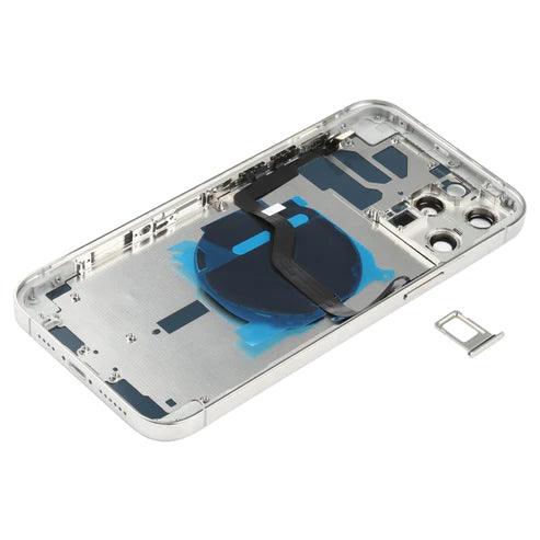 Back Housing With Small Parts for iPhone 12 Pro Max - Silver - Best Cell Phone Parts Distributor in Canada, Parts Source