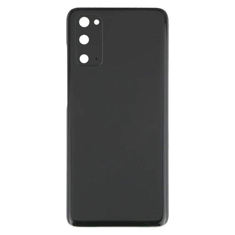 Battery Back Cover with Camera Lens Cover For Samsung Galaxy S20 (Black) - Best Cell Phone Parts Distributor in Canada, Parts Source