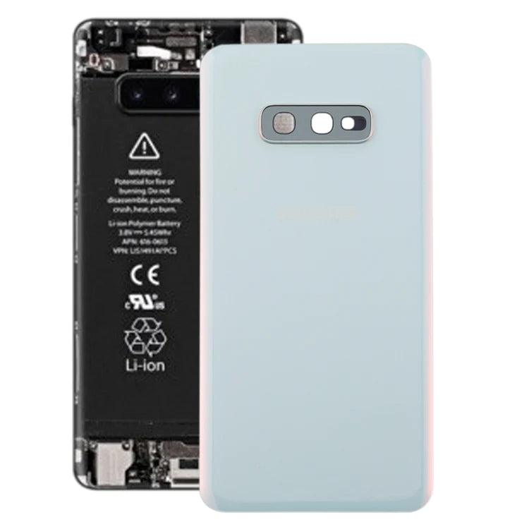 Battery Back Cover with Camera Lens For Samsung Galaxy S10E G970 (Prism White) - Best Cell Phone Parts Distributor in Canada, Parts Source