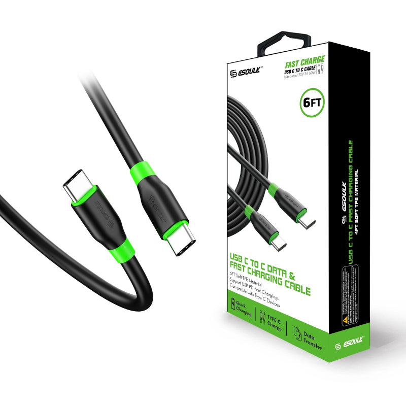 C to C USB Cable 6Ft