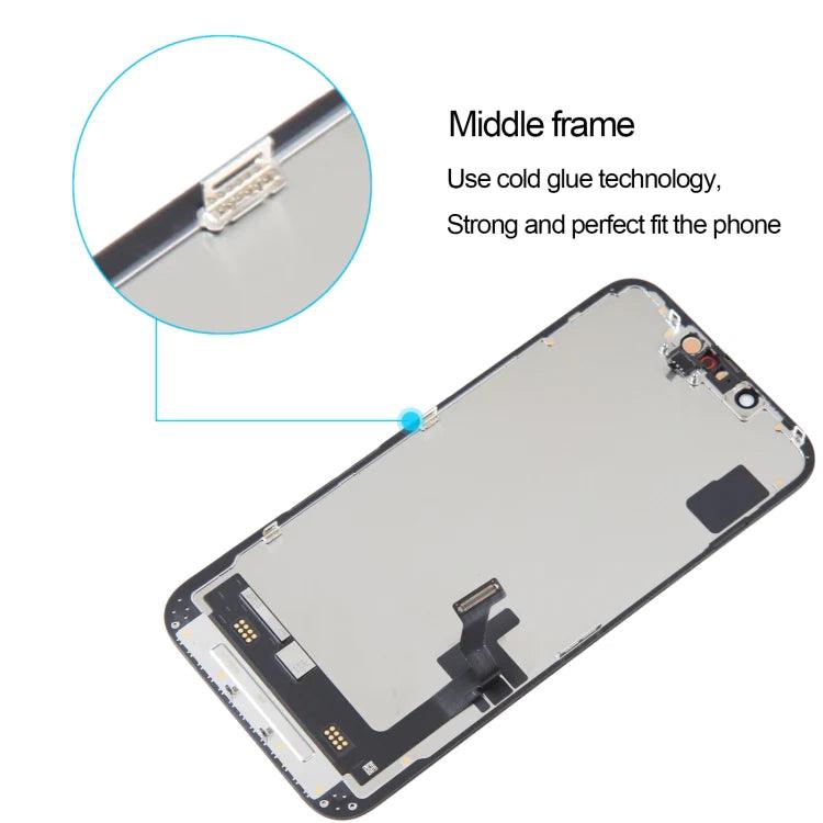 iNcell Quality LCD Screen & Digitizer Full Assembly For iPhone 14 (Black) - Best Cell Phone Parts Distributor in Canada, Parts Source