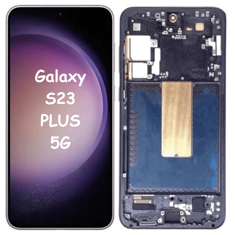 LCD Display Screen + Touch Digitizer Screen Assembly For Samsung Galaxy S23 Plus 5G S916 (Phantom Black) - Best Cell Phone Parts Distributor in Canada, Parts Source