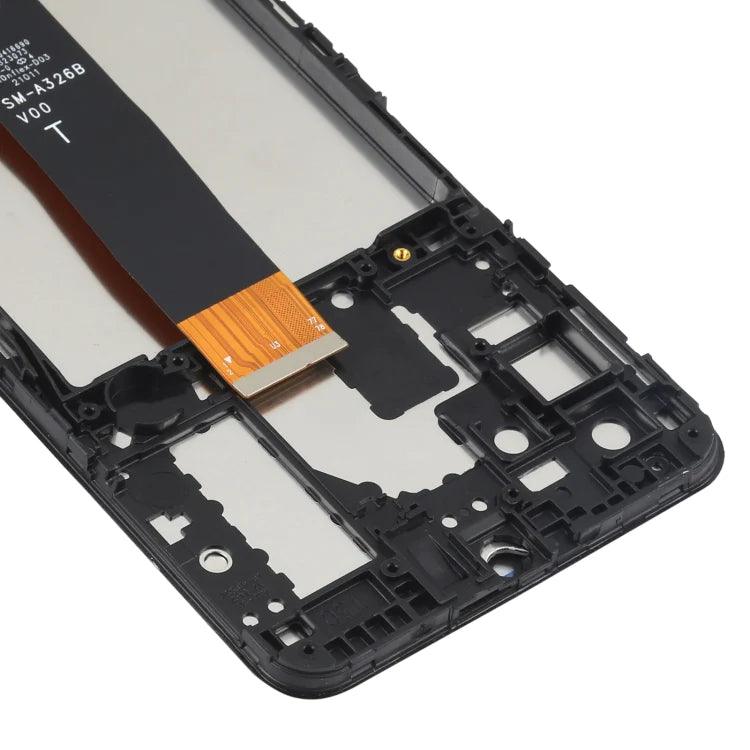 OEM OLED Screen Digitizer Full Assembly with Frame for Samsung Galaxy A32 5G SM-A326 (Black) - Best Cell Phone Parts Distributor in Canada, Parts Source