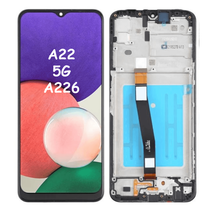 OLED Screen and Digitizer Assembly With Frame for Samsung Galaxy A22 5G (A226) - Best Cell Phone Parts Distributor in Canada, Parts Source