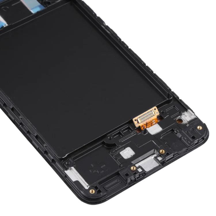 OLED Screen with Frame for Samsung Galaxy A30-A305 (BLACK) - Best Cell Phone Parts Distributor in Canada, Parts Source
