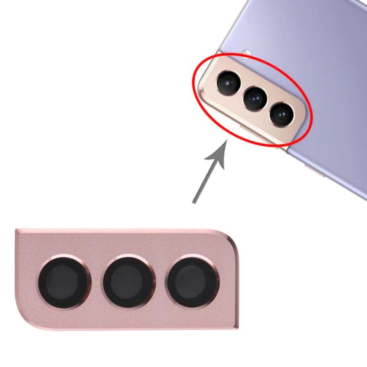 Rear Camera Glass Lens and Cover BezeL for Samsung Galaxy S21 5G G991 (Phantom Pink) - Best Cell Phone Parts Distributor in Canada, Parts Source
