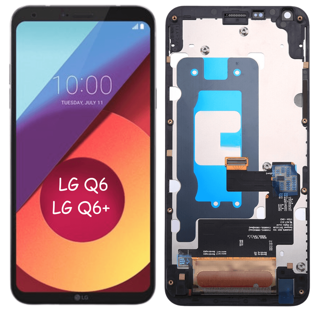 Replacement LCD & Digitizer LG Q6 / Q6+ LG- M700 / M700A / M700AN / M700AR / M700DSK / M700F / M700N / M700DSN / M700H (Black) - Best Cell Phone Parts Distributor in Canada, Parts Source