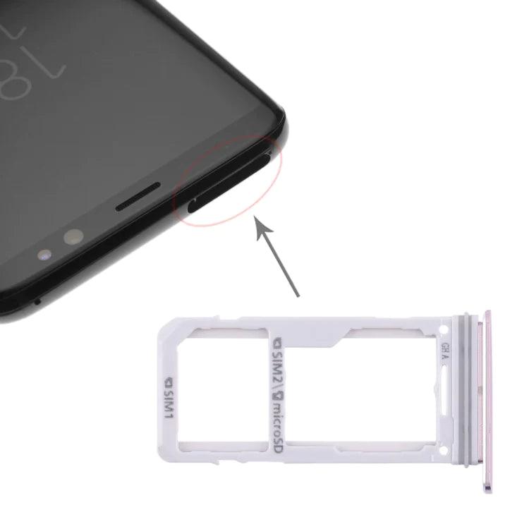 SIM Card Tray + Micro SD Card Tray For Samsung Galaxy S8 G950 / S8+ G955 (Purple) - Best Cell Phone Parts Distributor in Canada, Parts Source