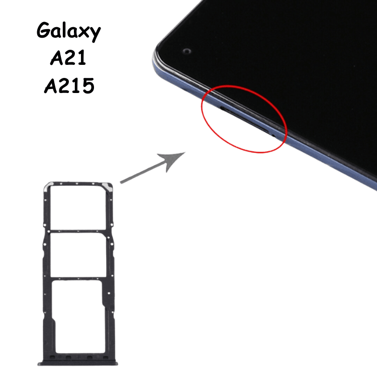 SIM Card Tray + SIM Card Tray + Micro SD Card Tray for Samsung Galaxy A21 SM-A215 - Best Cell Phone Parts Distributor in Canada, Parts Source