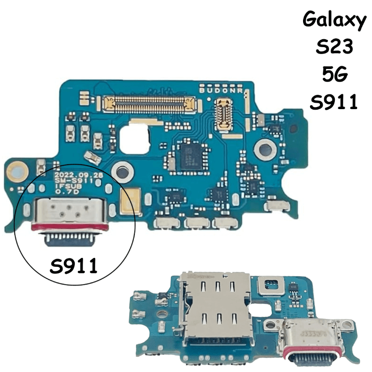 TYPE C USB Charging Port Dock Connector Board Flex Replacement Part For Samsung Galaxy S23 5G S911 (US Virsion) - Best Cell Phone Parts Distributor in Canada, Parts Source