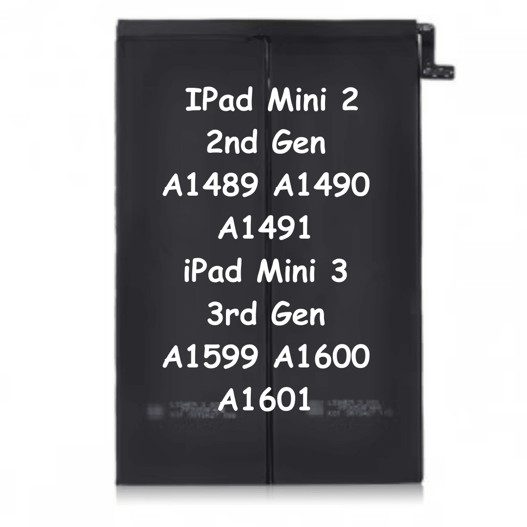 Zero Cycle Battery For IPad Mini 2 2nd Gen A1489 A1490 A1491 / iPad Mini 3 3rd Gen A1599 A1600 A1601 - Best Cell Phone Parts Distributor in Canada, Parts Source