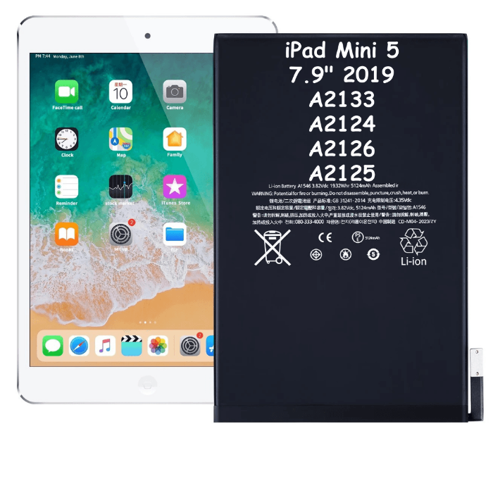 5124mAh 0 Cycle Battery For iPad Mini 5 (A2133,A2124, A2125,A2126) - Best Cell Phone Parts Distributor in Canada, Parts Source