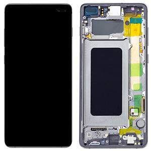 Replacement LCD & Digitizer for Samsung S10 with Frame Prism Black - Best Cell Phone Parts Distributor in Canada