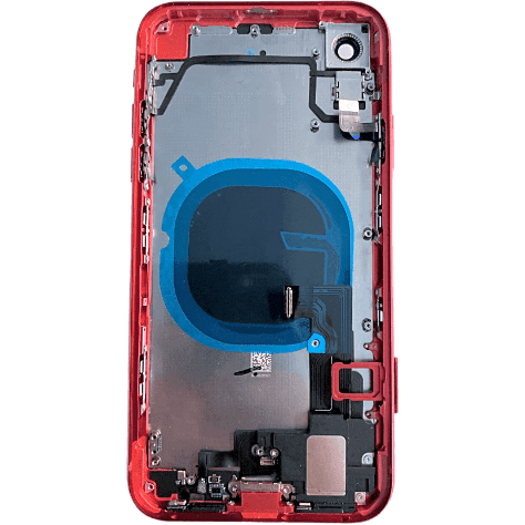  iPhone XR Housing with Small Parts Black (Red) - Best Cell Phone Parts Distributor in Canada