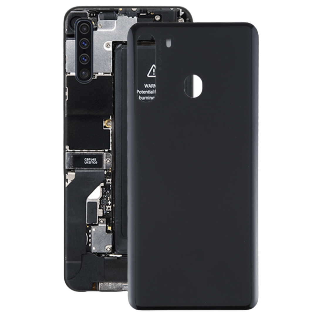 Battery Back Cover for Samsung Galaxy A21 SM-A215- BLACK - Best Cell Phone Parts Distributor in Canada, Parts Source