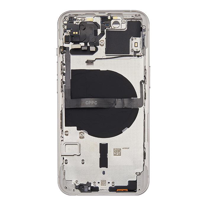 Battery Back Housing With Small Parts iPhone 13 (Starlight / White) - Best Cell Phone Parts Distributor in Canada, Parts Source
