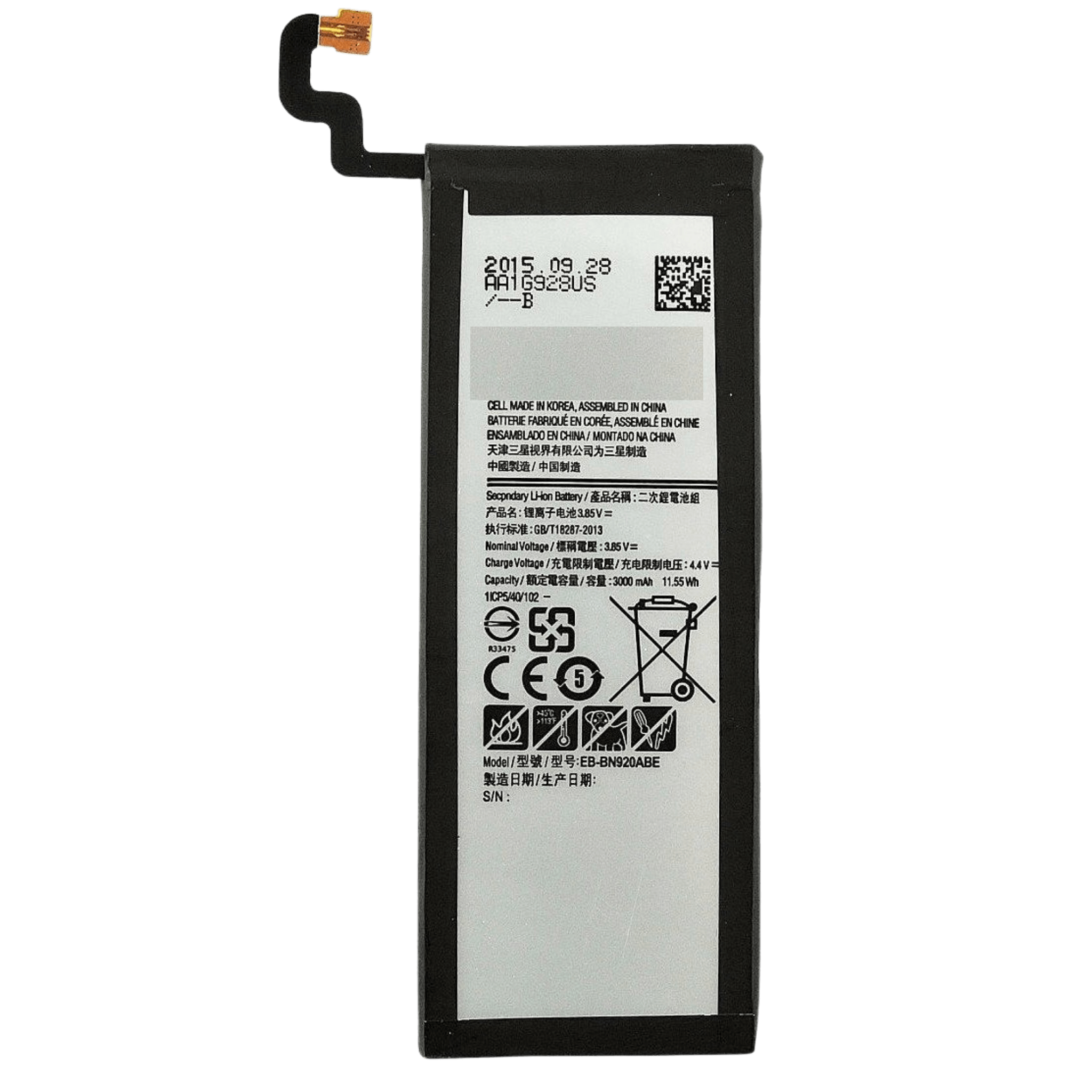 Battery For Samsung Galaxy Note 5 N920 Li-ionBattery  EB-BN920ABE 3000mAh