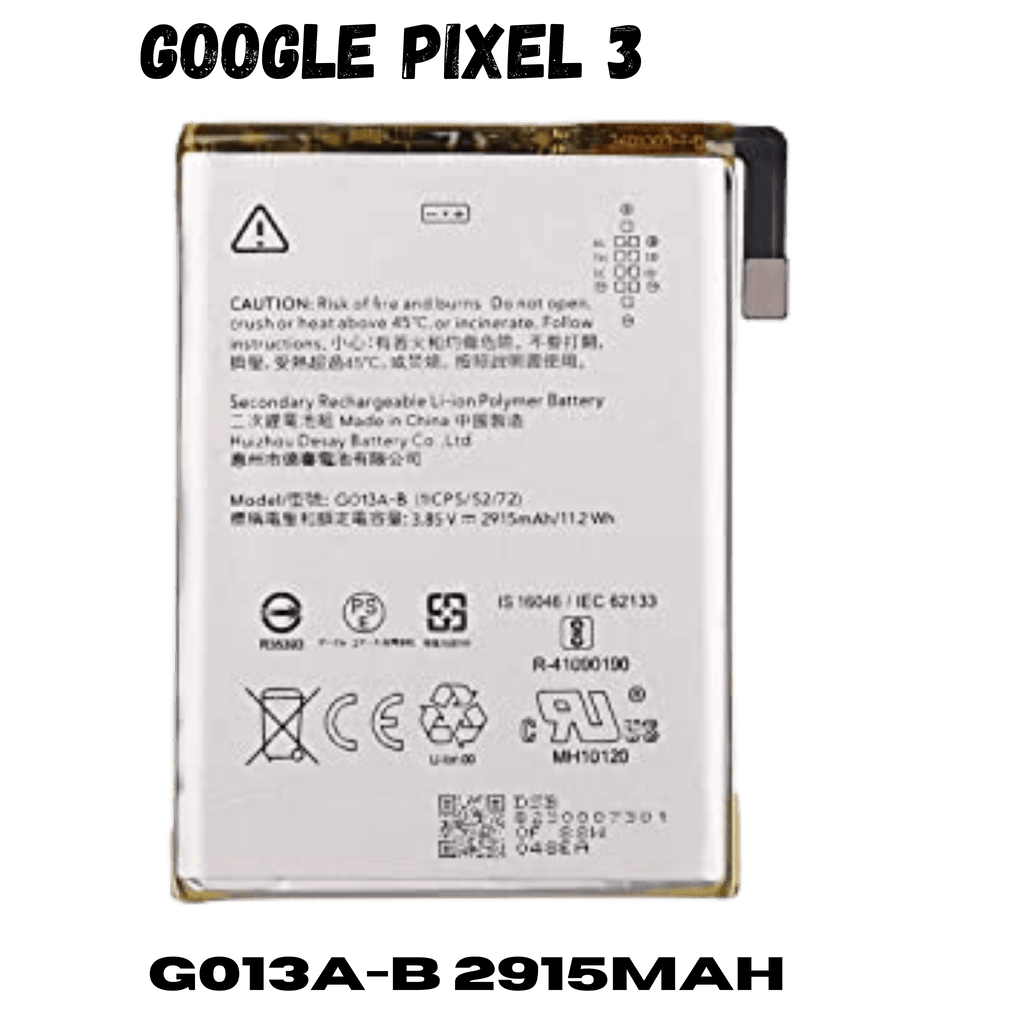 Battery Google Pixel Li-ion Battery G013A-B 2915mAh – Best Cell
