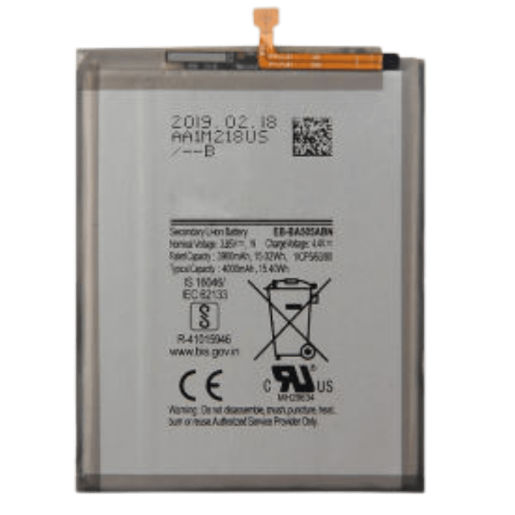 Battery for Samsung  GALAXY A20 A205 / A30 A305 / A30S A307 / A50 A505 / A50S A507 Li-ion  EB-BA505ABU 4000 mAh