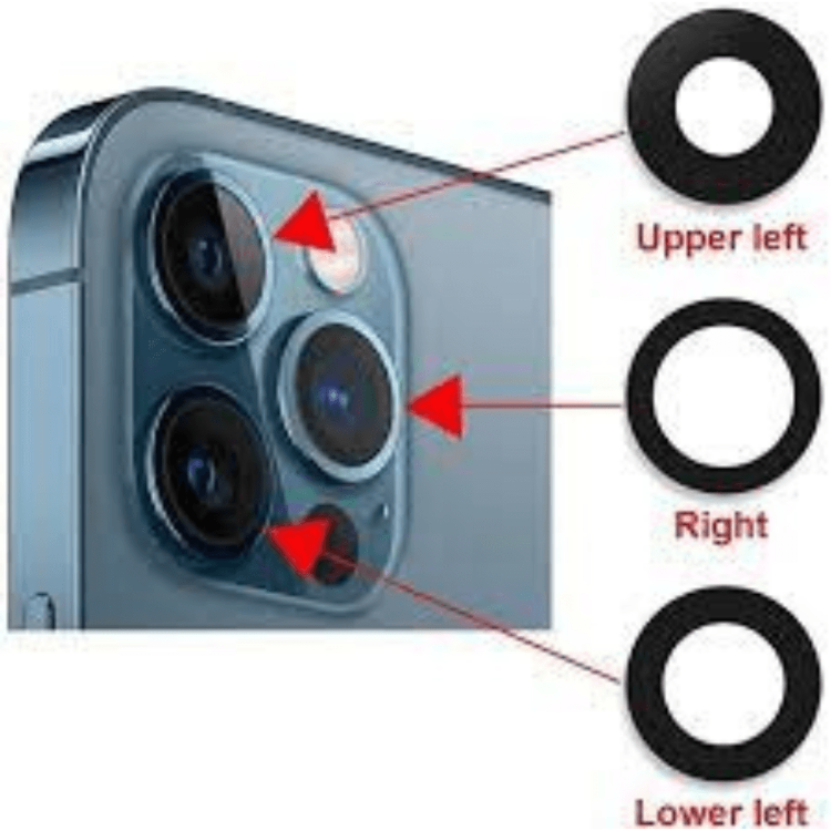 Camera Glass Lens for iPhone 12 Pro Max - Best Cell Phone Parts Distributor in Canada, Parts Source