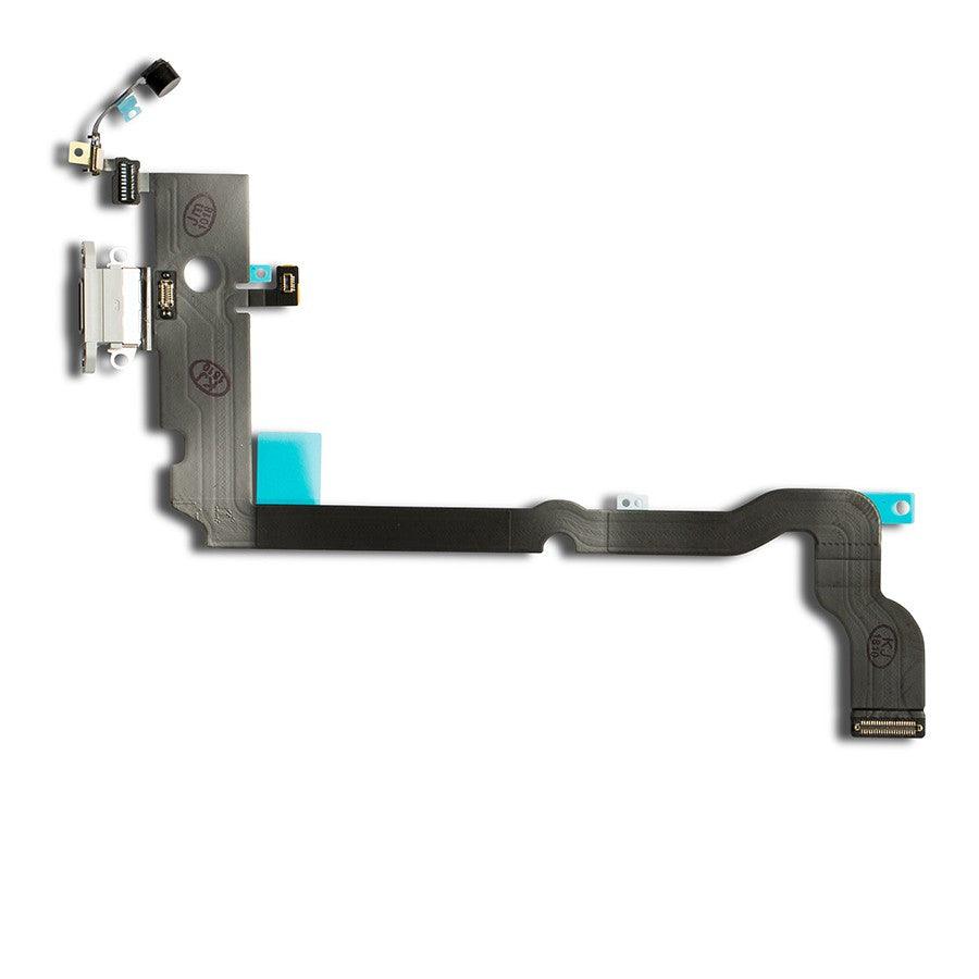 iPhone XS Max Charge Port Flex White - Best Cell Phone Parts Distributor in Canada