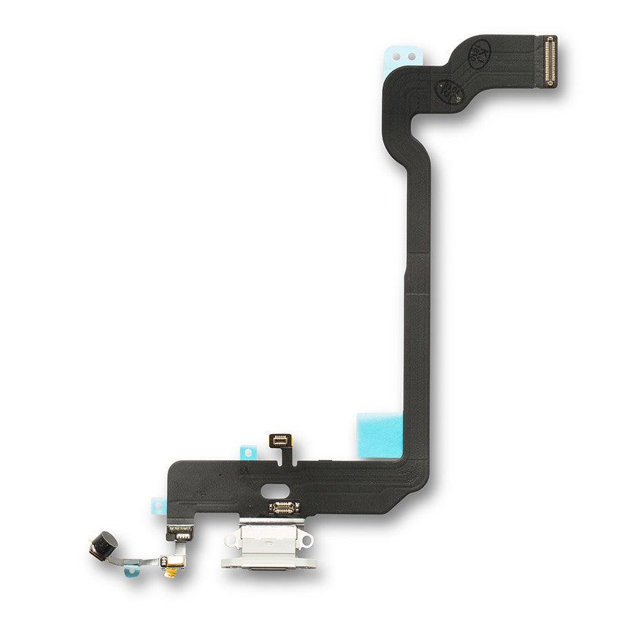 iPhone XS Charge Port Flex Silver - Best Cell Phone Parts Distributor in Canada
