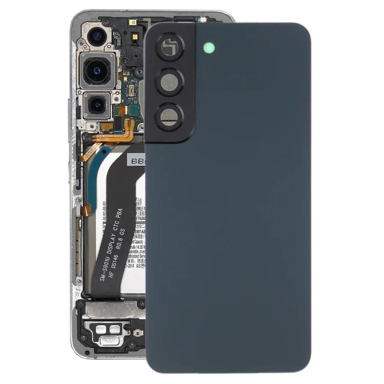 For Samsung Galaxy S22 5G SM-S901 Battery Back Cover with Camera Lens Cover (Green) - Best Cell Phone Parts Distributor in Canada, Parts Source