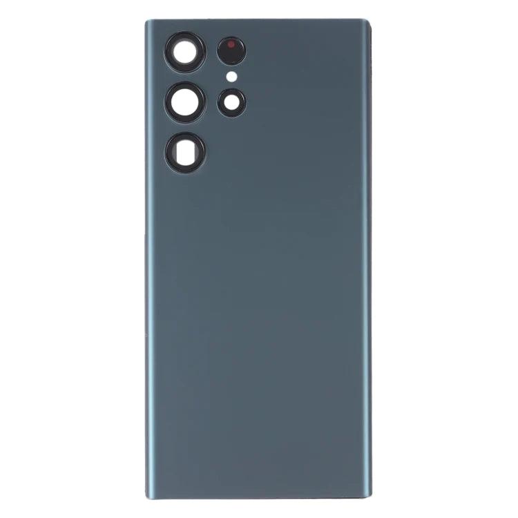 For Samsung Galaxy S22 Ultra 5G SM-S908B Battery Back Cover with Camera Lens Cover (Green) - Best Cell Phone Parts Distributor in Canada, Parts Source