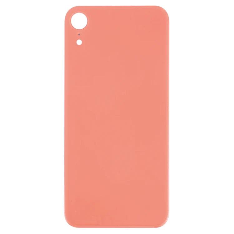 Big Camera Hole Glass Back Battery Cover with for iPhone XR(Coral) - Best Cell Phone Parts Distributor in Canada, Parts Source
