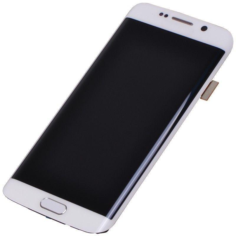 Samsung S6 Edge LCD Assembly White - Best Cell Phone Parts Distributor in Canada