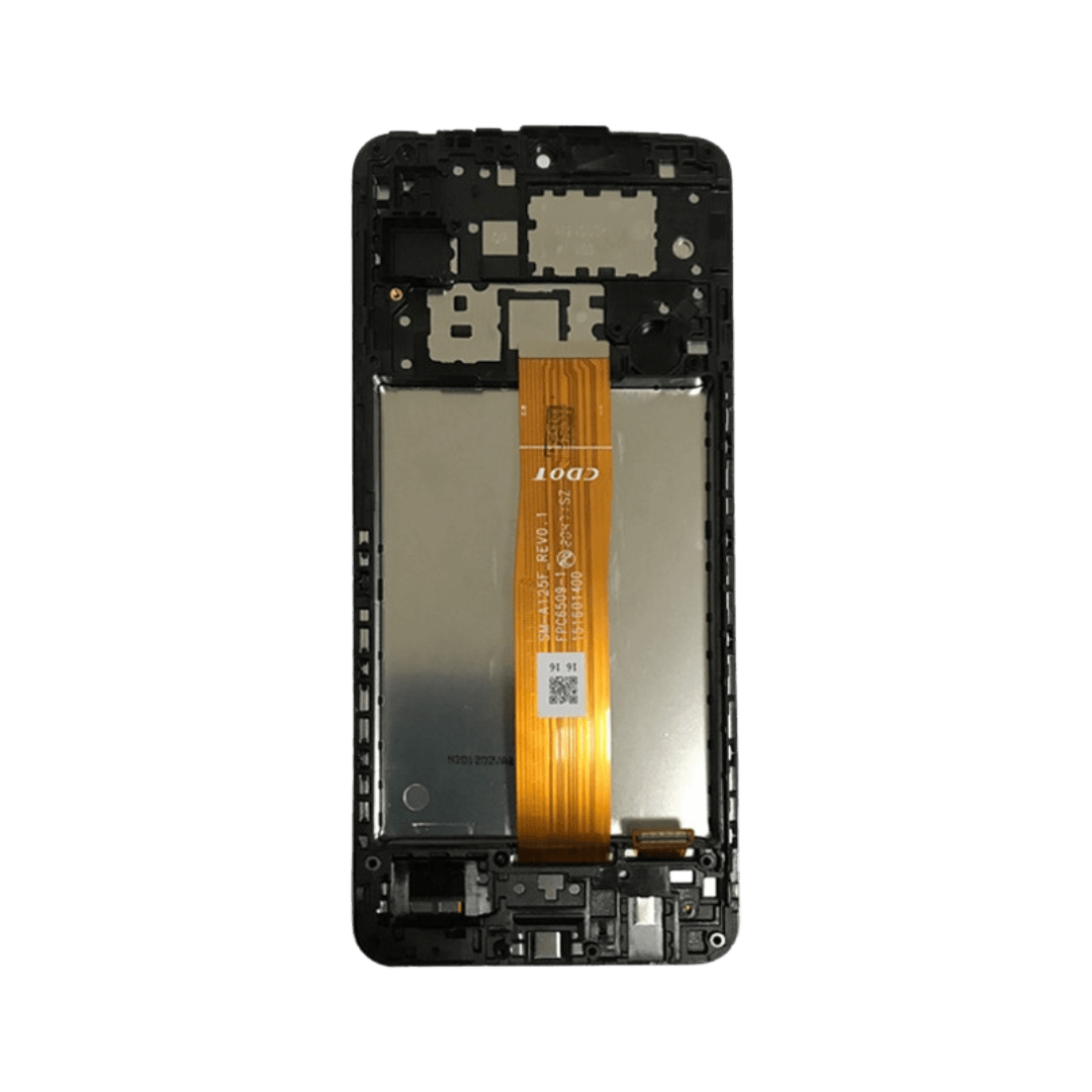 LCD Screen and Digitizer Assembly + Frame Samsung Galaxy A12 [ A125 ] - Best Cell Phone Parts Distributor in Canada, Parts Source