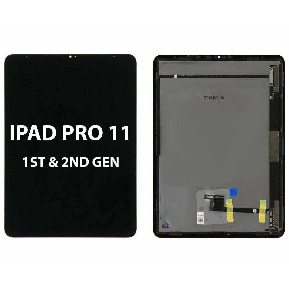LCD Screen Display & Touch Digitizer Assembly For iPad Pro 11 1st Gen 2018 A1980 A2013 A1934 A1979 / 2nd Gen 2020 A2068 A2228 A2230 A2231 (Black) - Best Cell Phone Parts Distributor in Canada, Parts Source