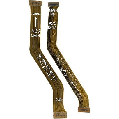Main & LCD Flex Cables set For Samsung Galaxy A20 (A205 / 2019) - Best Cell Phone Parts Distributor in Canada