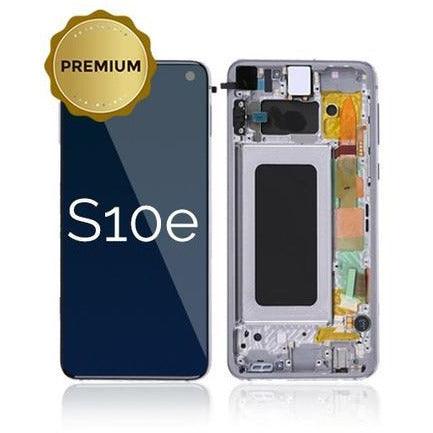 Samsung S10e LCD & Digitizer Prism Black (OEM) with Frame - Best Cell Phone Parts Distributor in Canada