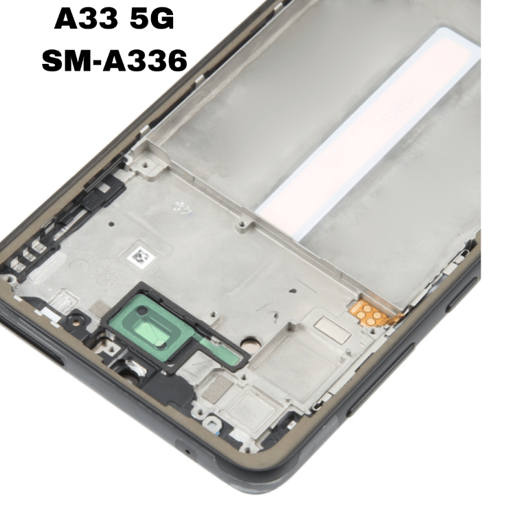 OLED LCD Screen for Samsung Galaxy A33 5G SM-A336 Digitizer Full Assembly with Frame(Black) - Best Cell Phone Parts Distributor in Canada, Parts Source