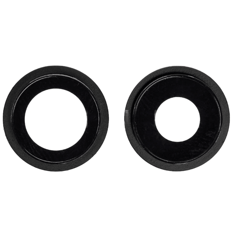 Rear Camera Glass Lens With Cover Bezel Ring For iPhone 12 / 12 MINI - BLACK - Best Cell Phone Parts Distributor in Canada, Parts Source